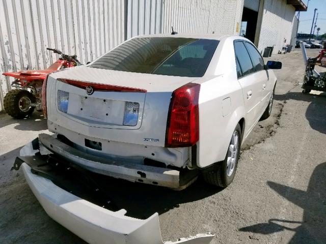 1G6DP577160166391 - 2006 CADILLAC CTS HI FEA WHITE photo 4