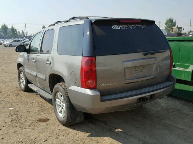 1GKFK13057J148451 - 2007 GMC YUKON GRAY photo 3