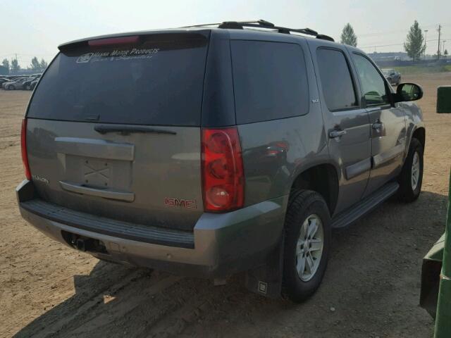 1GKFK13057J148451 - 2007 GMC YUKON GRAY photo 4