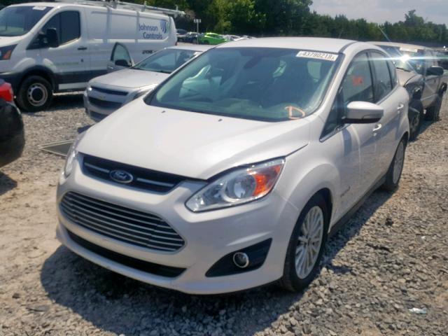 1FADP5BU4DL532565 - 2013 FORD C-MAX SEL WHITE photo 2