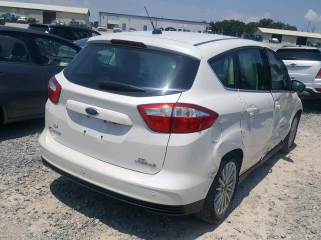 1FADP5BU4DL532565 - 2013 FORD C-MAX SEL WHITE photo 4