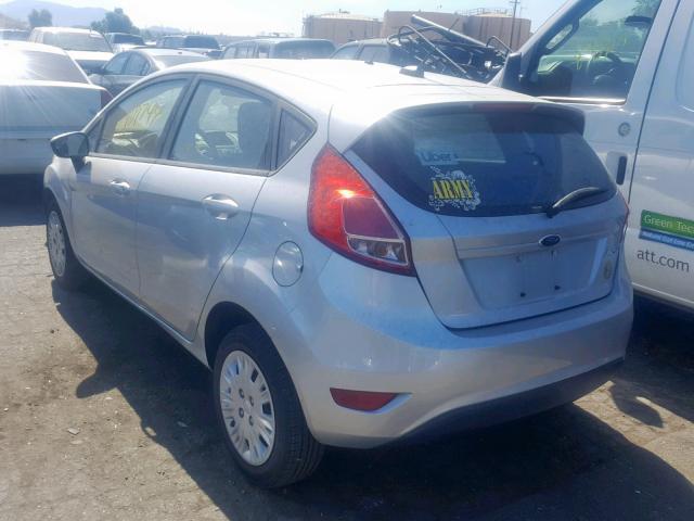 3FADP4TJ1FM126856 - 2015 FORD FIESTA S SILVER photo 3