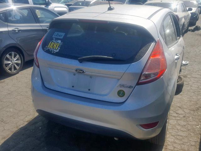 3FADP4TJ1FM126856 - 2015 FORD FIESTA S SILVER photo 4