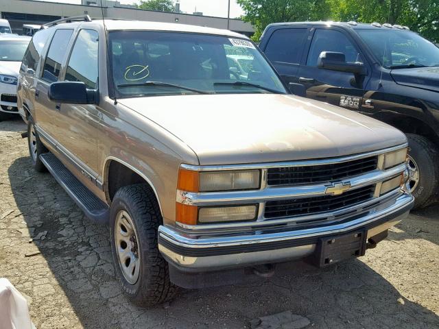 3GNFK16R2XG253267 - 1999 CHEVROLET SUBURBAN K TAN photo 1