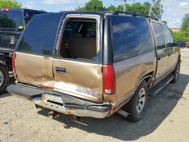 3GNFK16R2XG253267 - 1999 CHEVROLET SUBURBAN K TAN photo 4