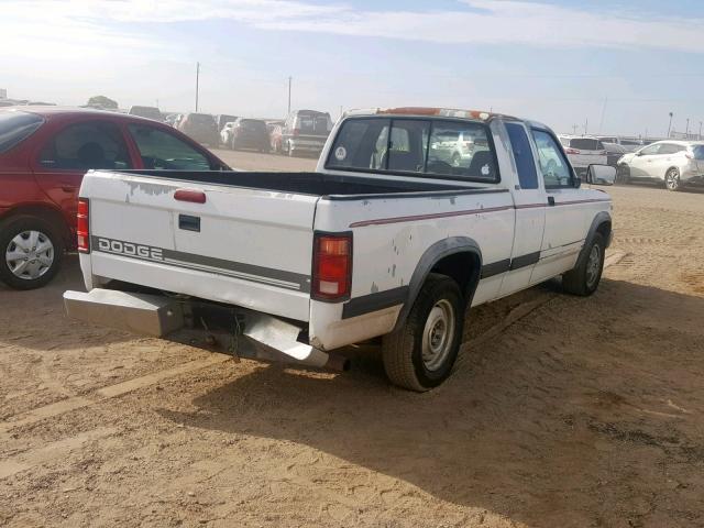 1B7GL23Y4SS308623 - 1995 DODGE DAKOTA WHITE photo 4