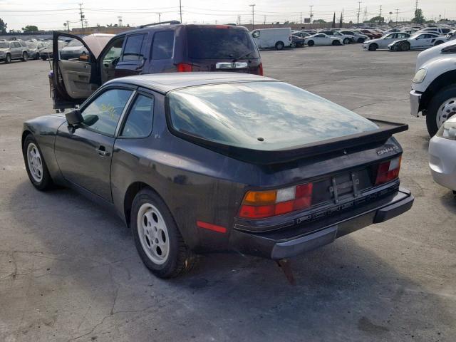 WP0AA0948HN452364 - 1987 PORSCHE 944 S BLACK photo 3