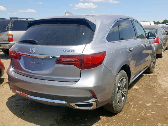 5FRYD3H37HB007479 - 2017 ACURA MDX SILVER photo 4