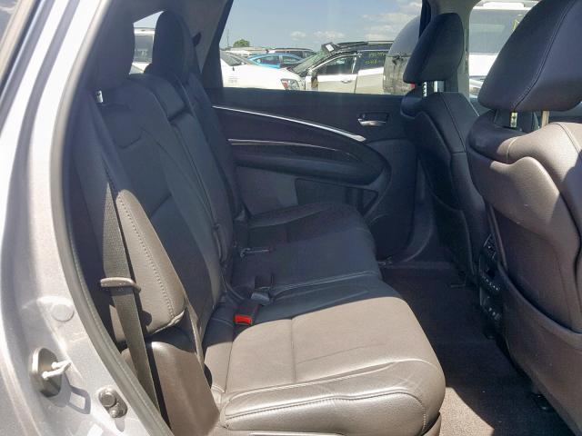 5FRYD3H37HB007479 - 2017 ACURA MDX SILVER photo 6