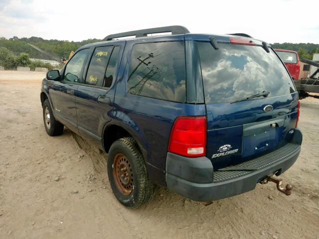 1FMZU72K05UA44224 - 2005 FORD EXPLORER X BLUE photo 3