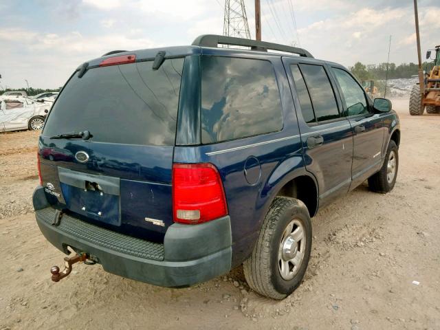 1FMZU72K05UA44224 - 2005 FORD EXPLORER X BLUE photo 4