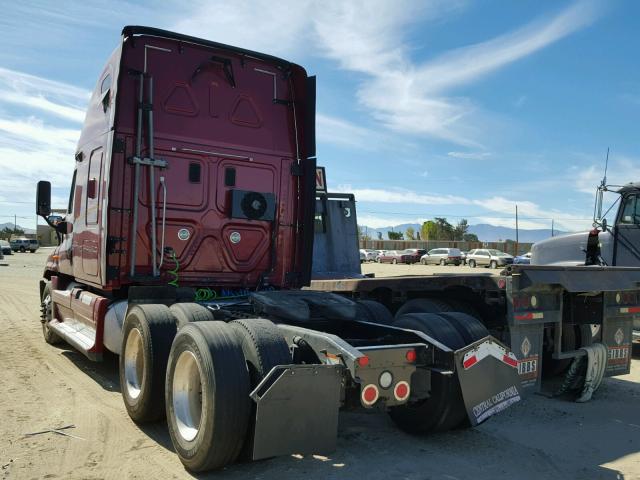 1FUJGLDR4CSBA3593 - 2012 FREIGHTLINER CASCADIA 1 RED photo 3