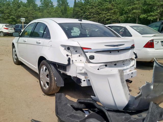 1C3CCBAB9EN213222 - 2014 CHRYSLER 200 LX WHITE photo 3