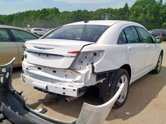 1C3CCBAB9EN213222 - 2014 CHRYSLER 200 LX WHITE photo 4