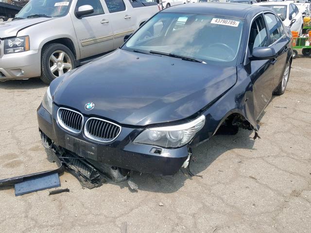 WBANV93578CZ61575 - 2008 BMW 535 XI Czarny zdjęcie 2