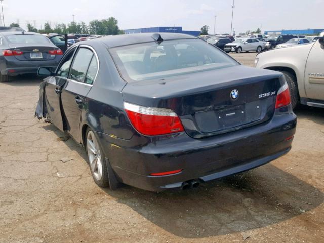 WBANV93578CZ61575 - 2008 BMW 535 XI Czarny zdjęcie 3