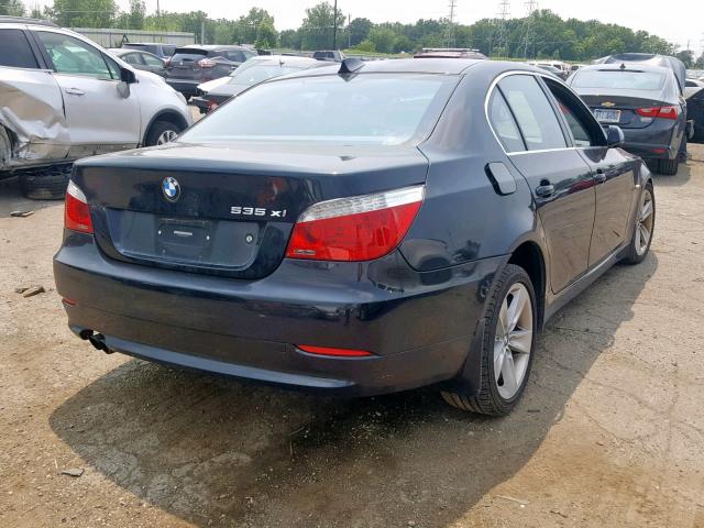 WBANV93578CZ61575 - 2008 BMW 535 XI Czarny zdjęcie 4