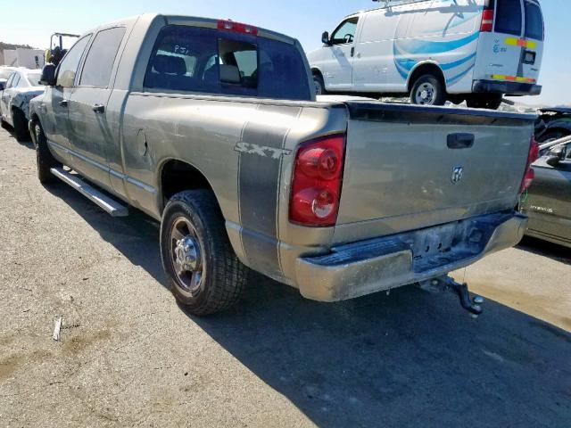 3D7KR29T29G538768 - 2009 DODGE RAM 2500 GOLD photo 3