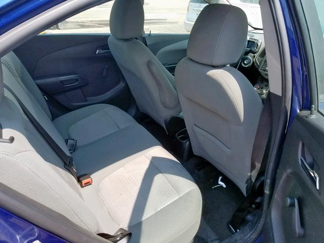 1G1JA5EH9D4144232 - 2013 CHEVROLET SONIC LS 蓝色 照片 6