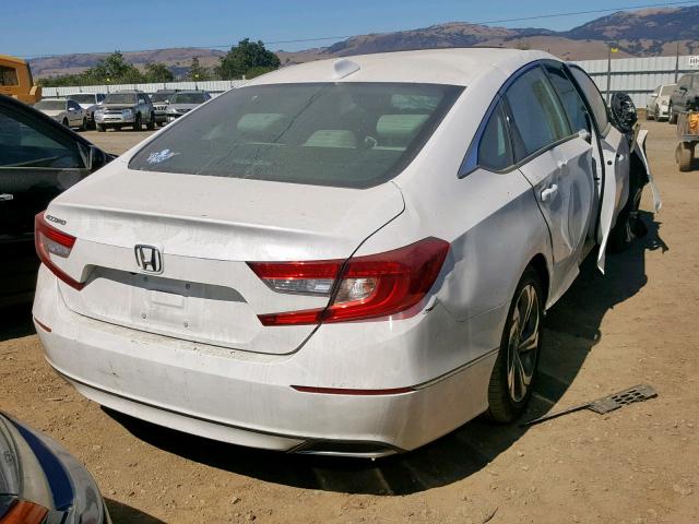 1HGCV1F57JA131656 - 2018 HONDA ACCORD EXL WHITE photo 4