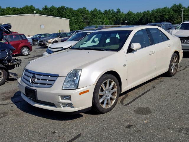 1G6DC67A160100887 - 2006 CADILLAC STS WHITE photo 2