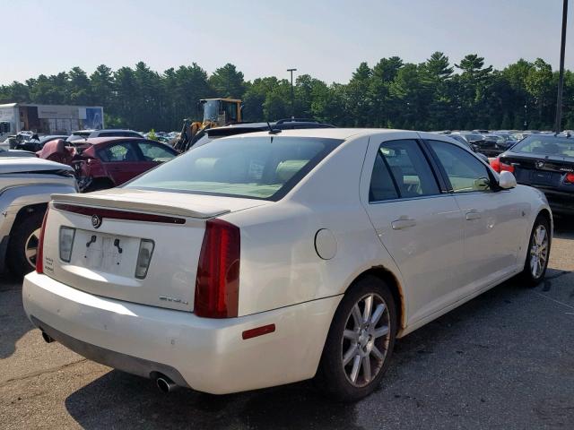 1G6DC67A160100887 - 2006 CADILLAC STS WHITE photo 4