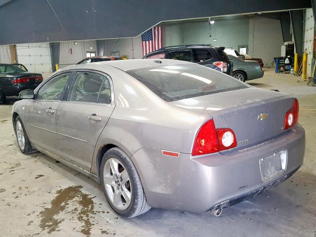 1G1ZH57B28F256212 - 2008 CHEVROLET MALIBU 1LT 棕色 照片 3
