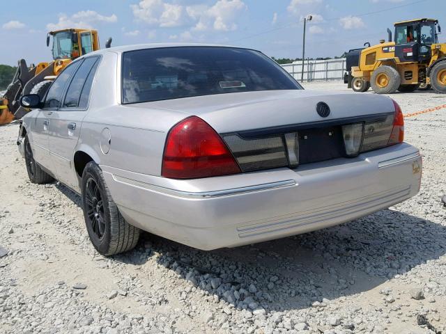 2MEFM75V17X628235 - 2007 MERCURY GRAND MARQ SILVER photo 3