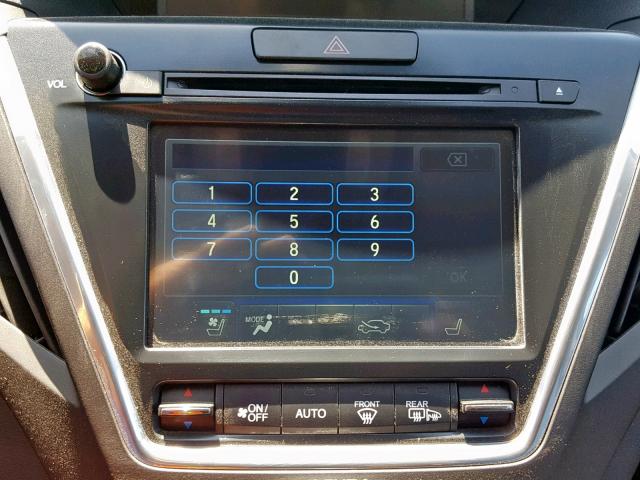 5FRYD3H84FB002636 - 2015 ACURA MDX ADVANC BLACK photo 9