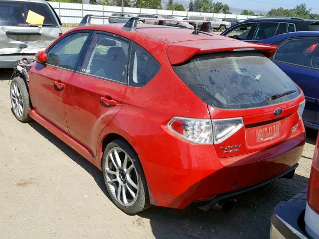 JF1GR7E60CG225059 - 2012 SUBARU IMPREZA WR RED photo 3