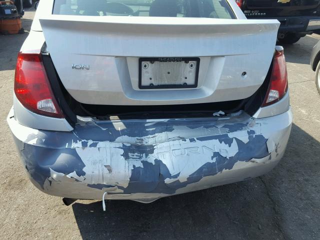 1G8AJ52F04Z183590 - 2004 SATURN ION LEVEL GRAY photo 9