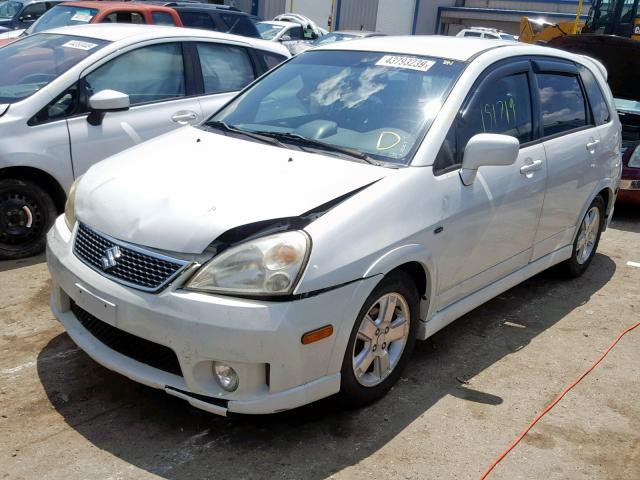 JS2RC61H655300616 - 2005 SUZUKI AERIO SX WHITE photo 2