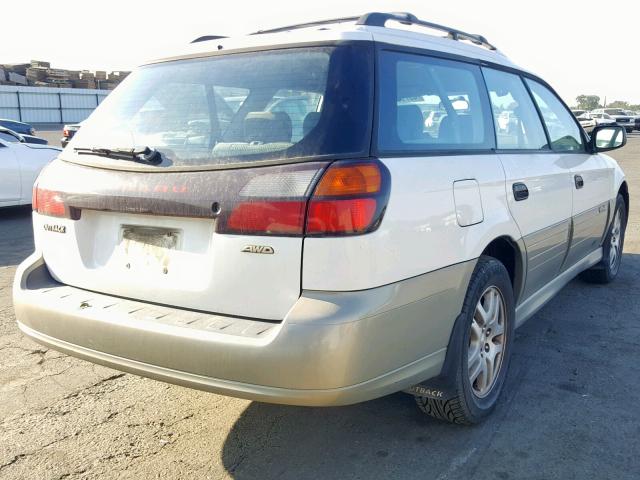 4S3BH6658Y7661897 - 2000 SUBARU LEGACY OUT WHITE photo 4