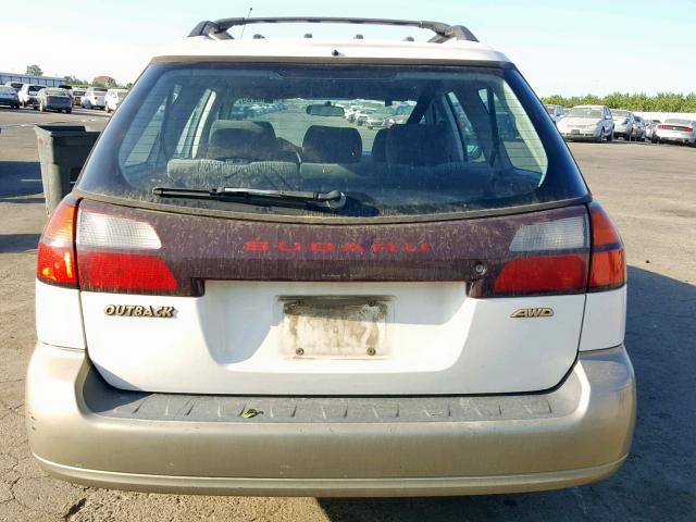 4S3BH6658Y7661897 - 2000 SUBARU LEGACY OUT WHITE photo 9