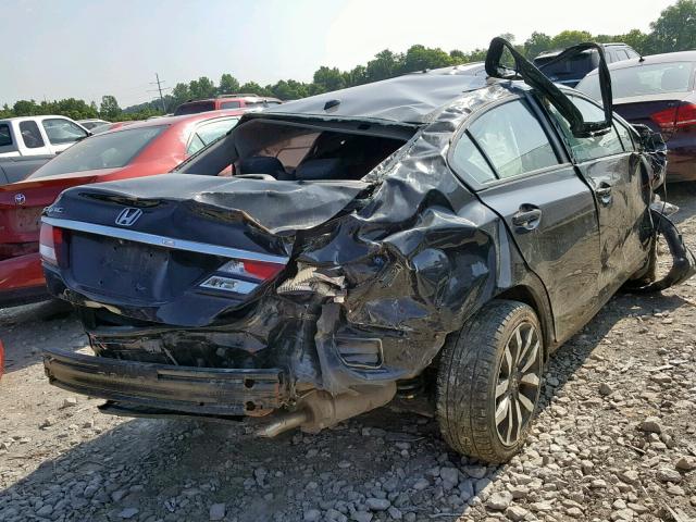 19XFB2F99FE065032 - 2015 HONDA CIVIC EXL შავი ფოტო 4