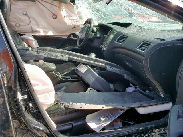 19XFB2F99FE065032 - 2015 HONDA CIVIC EXL შავი ფოტო 5