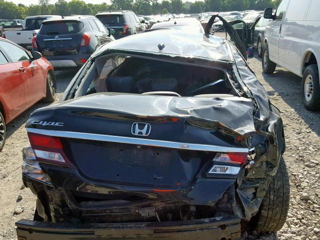 19XFB2F99FE065032 - 2015 HONDA CIVIC EXL შავი ფოტო 9