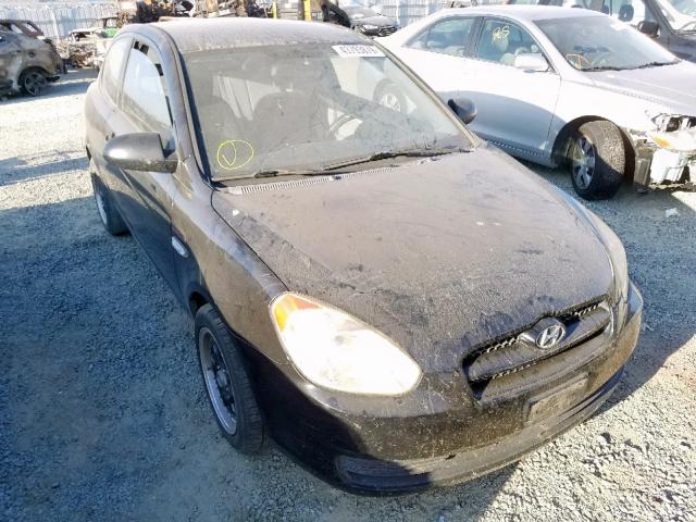 KMHCM36CX7U015155 - 2007 HYUNDAI ACCENT GS BLACK photo 1