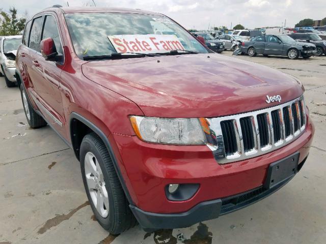 1C4RJEAG0DC645197 - 2013 JEEP GRAND CHER RED photo 1