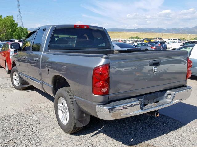 1D7HU18208J205672 - 2008 DODGE RAM 1500 S GRAY photo 3