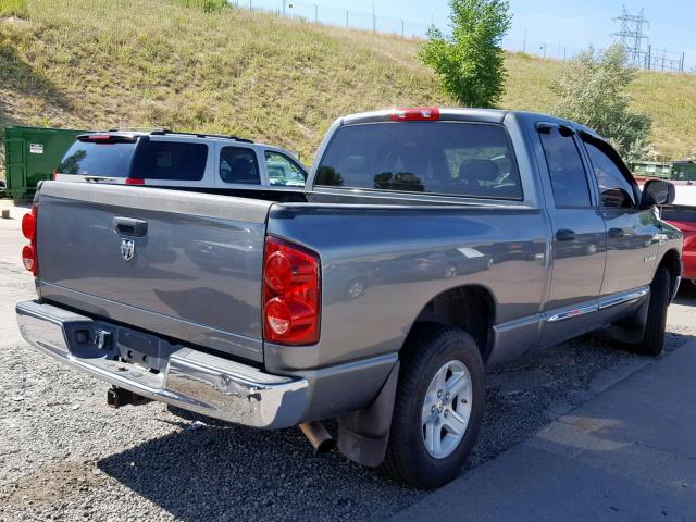 1D7HU18208J205672 - 2008 DODGE RAM 1500 S GRAY photo 4