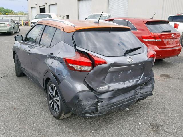 3N1CP5CU8JL536142 - 2018 NISSAN KICKS S ORANGE photo 3