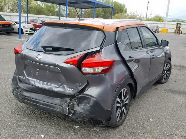 3N1CP5CU8JL536142 - 2018 NISSAN KICKS S ORANGE photo 4