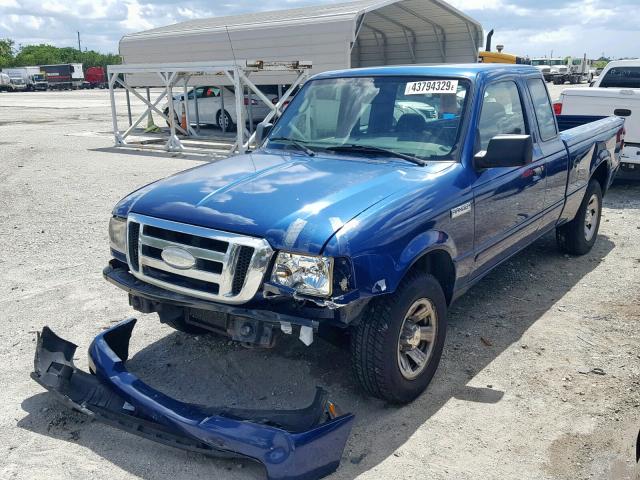 1FTYR14D19PA51202 - 2009 FORD RANGER SUP BLUE photo 2