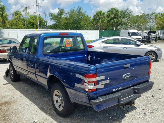 1FTYR14D19PA51202 - 2009 FORD RANGER SUP BLUE photo 3