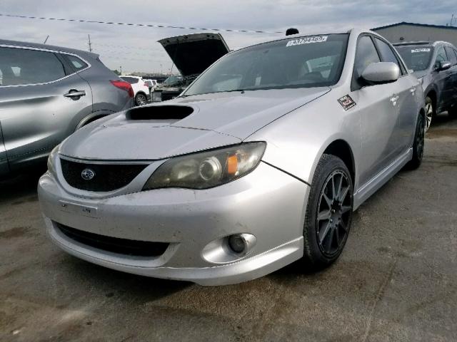 JF1GE75608G514364 - 2008 SUBARU IMPREZA WR SILVER photo 2