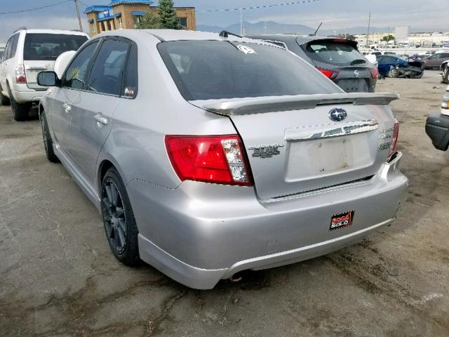 JF1GE75608G514364 - 2008 SUBARU IMPREZA WR SILVER photo 3