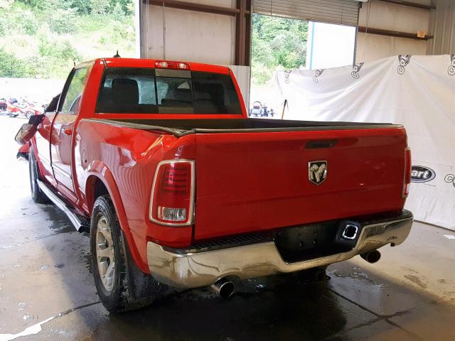 1C6RR7VT4FS504774 - 2015 RAM 1500 LARAM RED photo 3