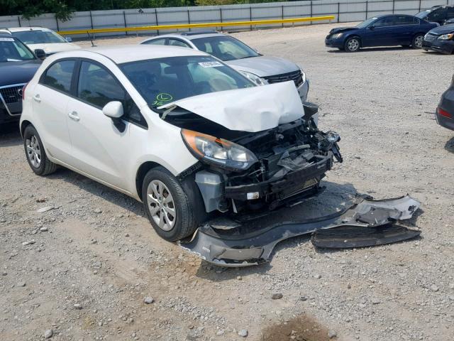 KNADM5A34C6093776 - 2012 KIA RIO LX WHITE photo 1