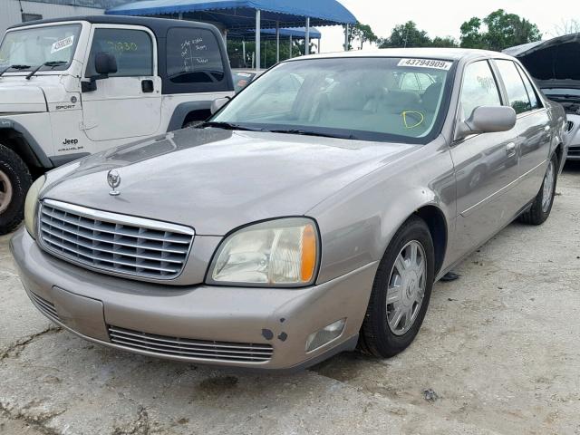 1G6KD54Y63U185441 - 2003 CADILLAC DEVILLE TAN photo 2